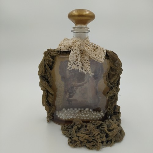 Decorative Vintage Glass Bottle